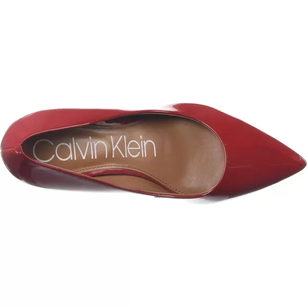 Calvin Klein Womens Gayle PumpRed Patent 623