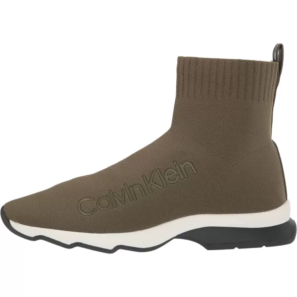 Calvin Klein Womens Karmina SneakerOlive Green 300
