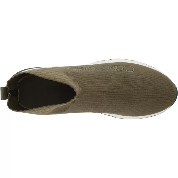 Calvin Klein Womens Karmina SneakerOlive Green 300
