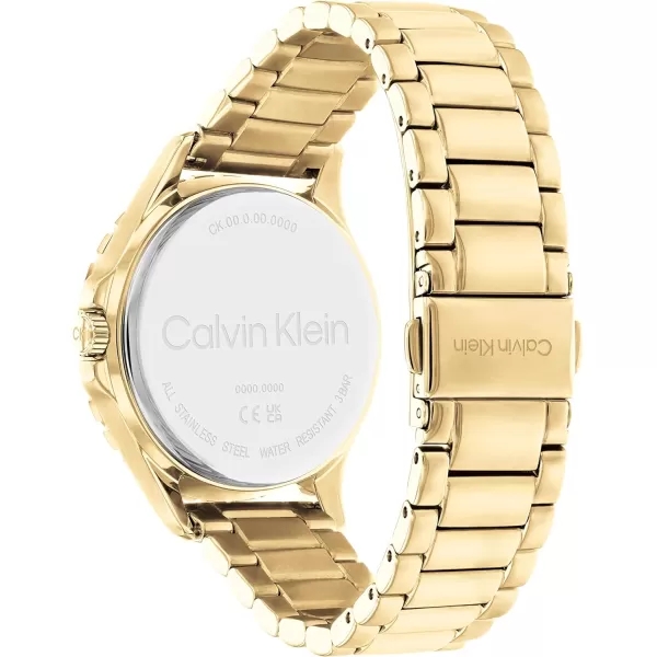 Calvin Klein Womens Quartz Watches Elegance and TimelessnessGoldWhite