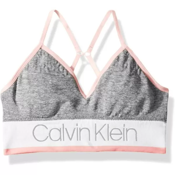 Calvin Klein Girls Seamless Long Line Wirefree Comfort Bralette BraLong Line  Ck