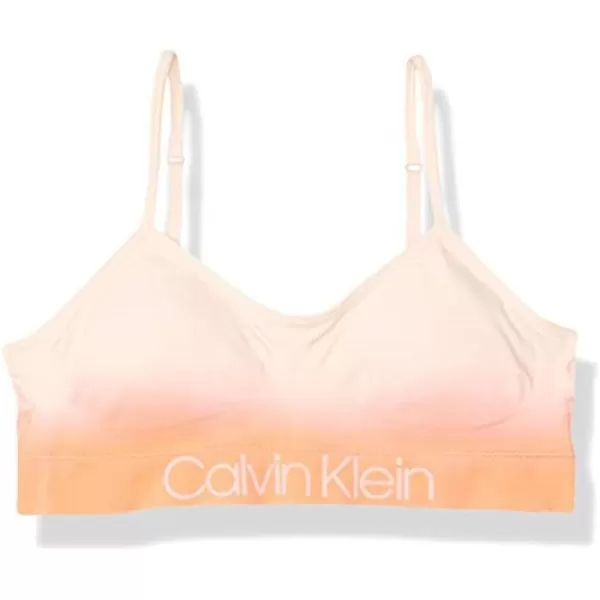 Calvin Klein Girls Seamless Wirefree Comfort Bralette BraDd Coral