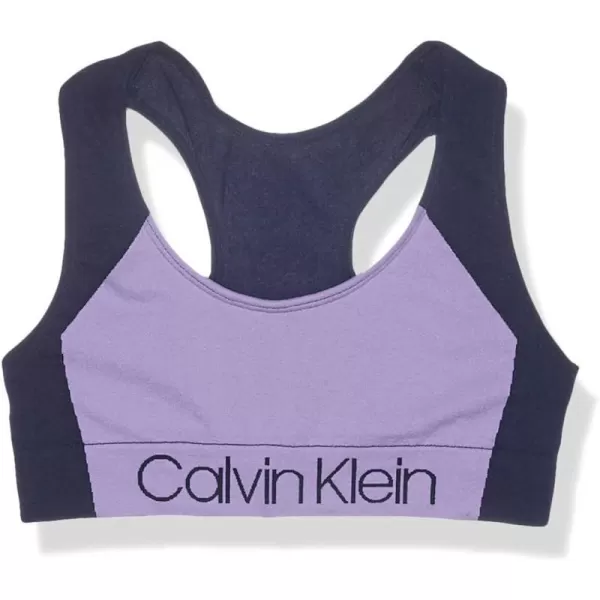 Calvin Klein Girls Seamless Wirefree Comfort Bralette BraLilac Purple With Ck Logo