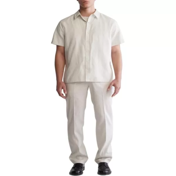 Calvin Klein Mens Woven TopWhite Onyx