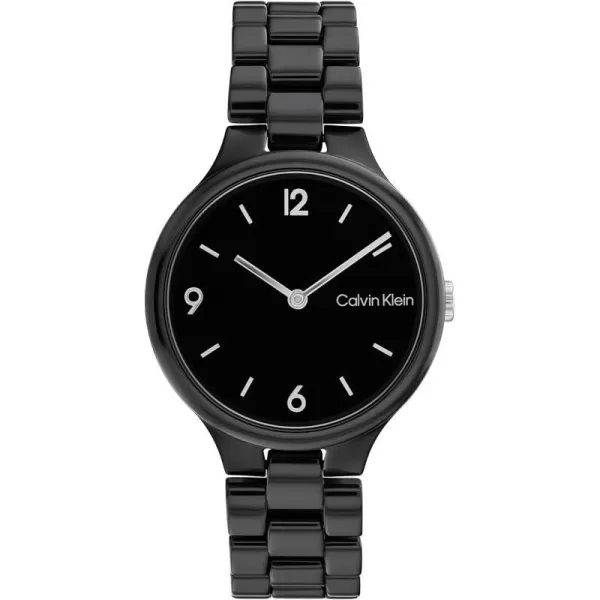 Calvin Klein Unisex Quartz Watch Sleek SimplicityBlack 32