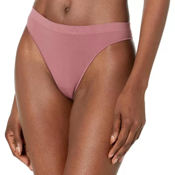 Calvin Klein Womens Bonded Flex MidRise ThongCrushed Berry