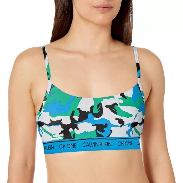 Calvin Klein Womens CK One Cotton Unlined BraletteFergus Chilmark Print