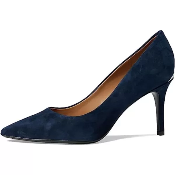 Calvin Klein Womens Gayle PumpNavy Suede 400