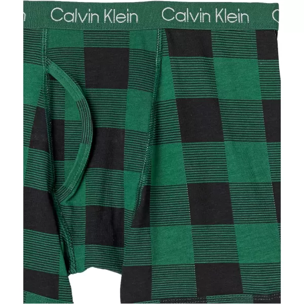 Calvin Klein Boys Underwear 4 Pack Boxer Brief Value PackCandy ConePlaid