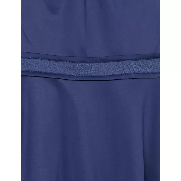 Calvin Klein Girls Sleeveless Party Dress Fit and Flare Silhouette Round Neckline amp Back Zip ClosureBlueScuba