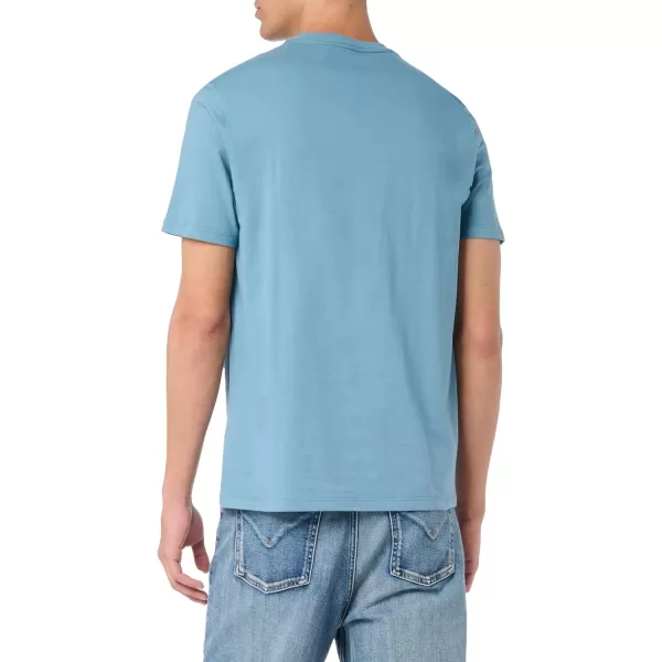 Calvin Klein Mens Graphic TeeBlue Beam