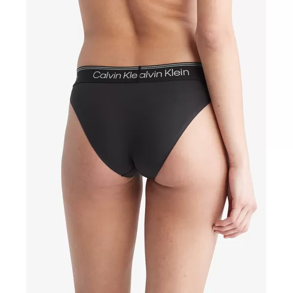 Calvin Klein Womens Athletic Tanga PantiesBlack