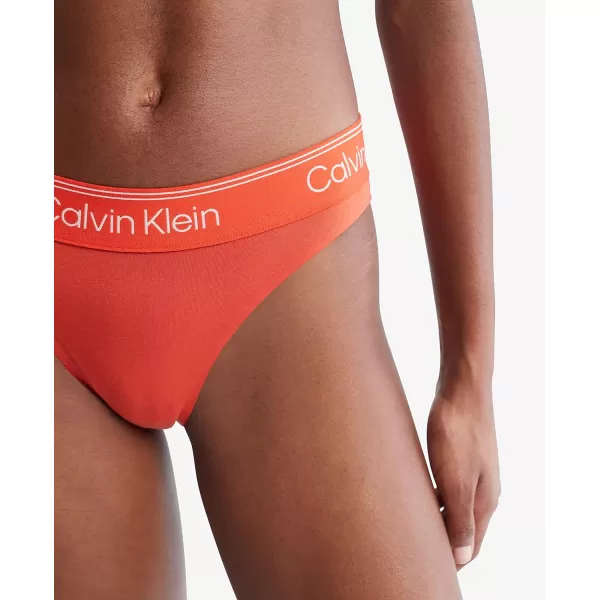 Calvin Klein Womens Athletic Tanga PantiesHazard