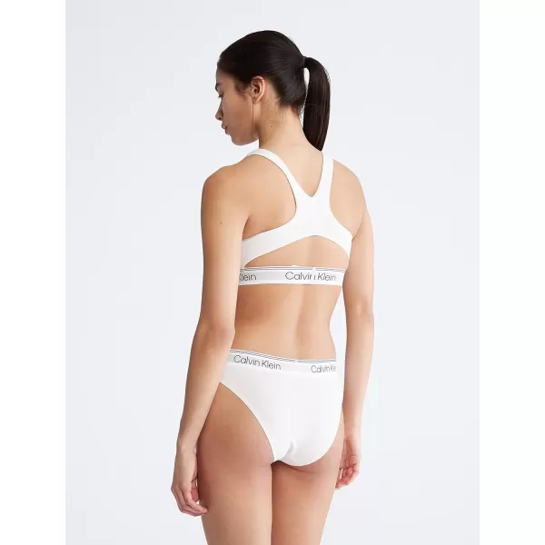 Calvin Klein Womens Athletic Tanga PantiesWhite