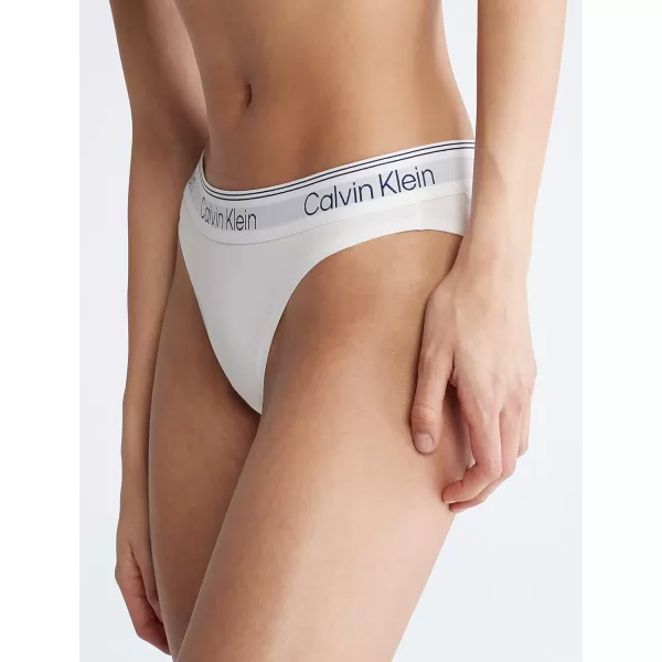 Calvin Klein Womens Athletic Tanga PantiesWhite