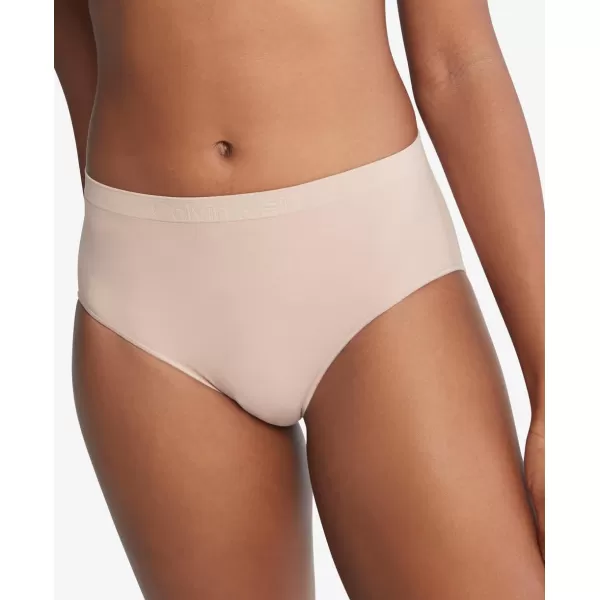 Calvin Klein Womens Bonded Flex Seamless High Rise BriefCedar