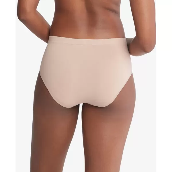 Calvin Klein Womens Bonded Flex Seamless High Rise BriefCedar