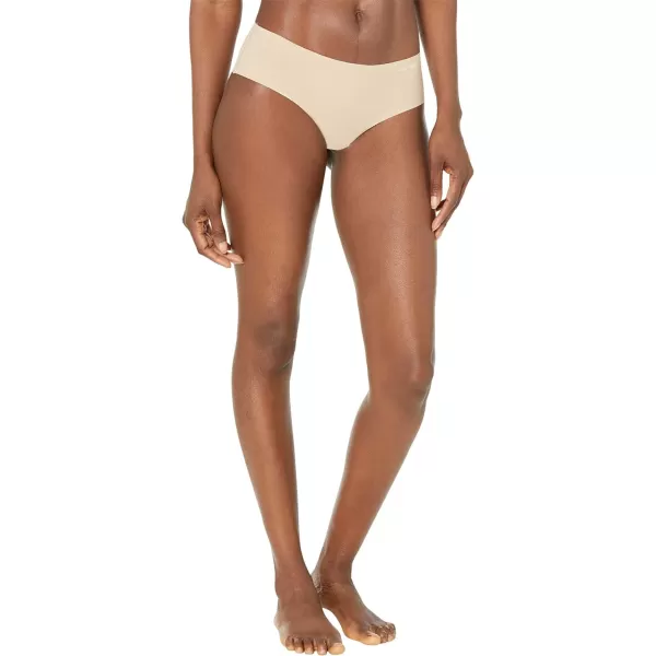 Calvin Klein Womens Invisibles Seamless Hipster Panties MultipackBlackSpeakeasyWhite Light Caramel