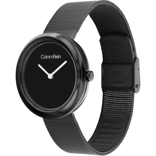 Calvin Klein Womens Quartz Watches Feminine FinesseBlack