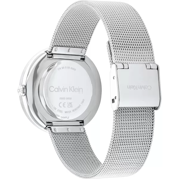 Calvin Klein Womens Quartz Watches Feminine FinesseBlushSilver