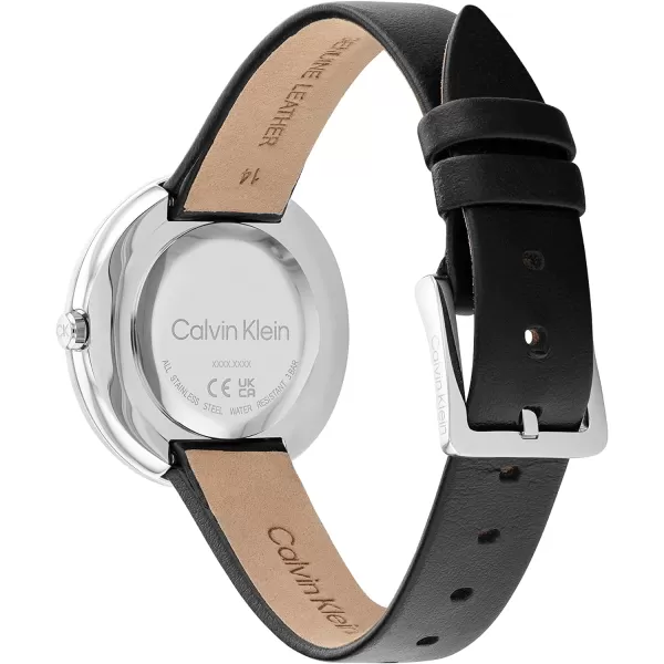 Calvin Klein Womens Quartz Watches Feminine FinesseTwo ToneBlack