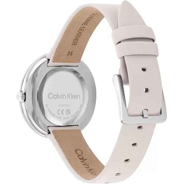 Calvin Klein Womens Quartz Watches Feminine FinesseTwo ToneWhite