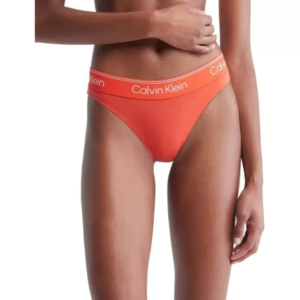 Calvin Klein Womens Athletic Tanga PantiesHazard