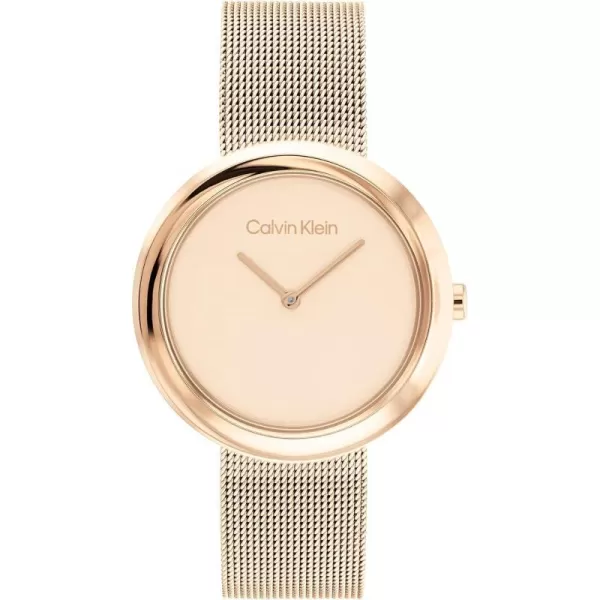 Calvin Klein Womens Quartz Watches Feminine FinesseCarnation