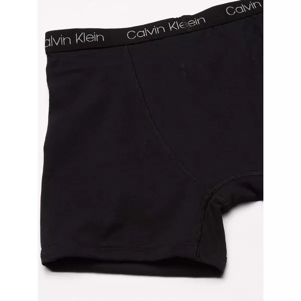 Calvin Klein Boys Modern Cotton Assorted Boxer Briefs Underwear MultipackBlack Grey White Light Blue Navy