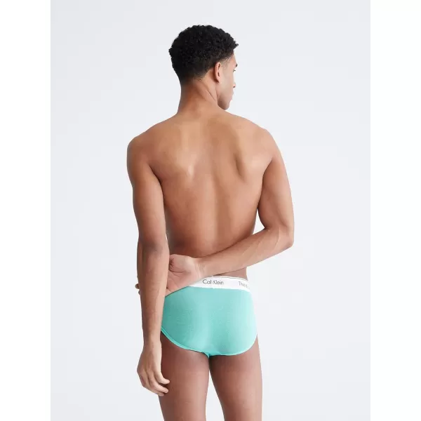 Calvin Klein Mens This is Love Pride Mesh UnderwearHIP BRIEF Aqua Green