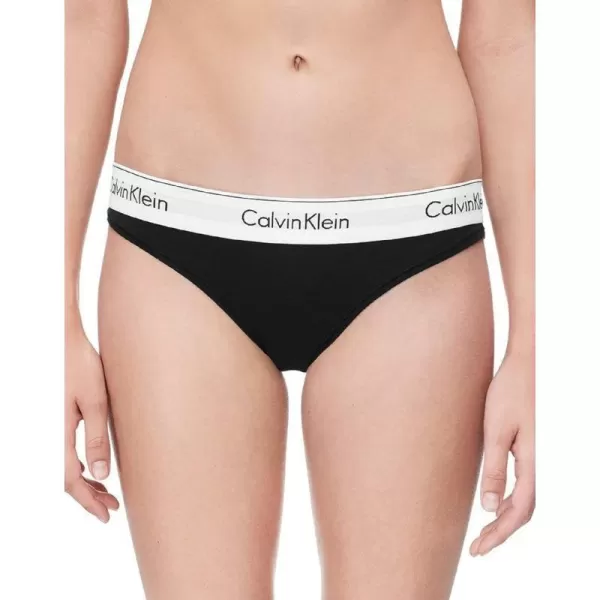 Calvin Klein Womens Modern Cotton Stretch Bikini PantyBlack