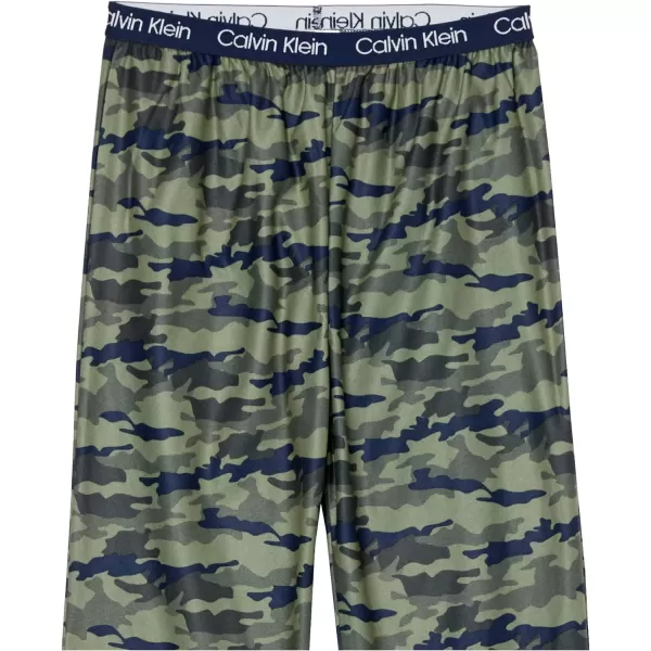 Calvin Klein Boys Super Soft Pajama PantsGreen Camo