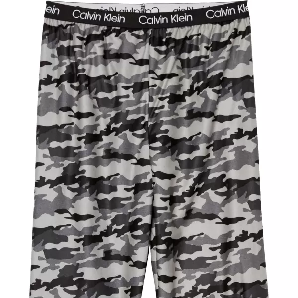 Calvin Klein Boys Super Soft Pajama PantsGreyBlack Camo