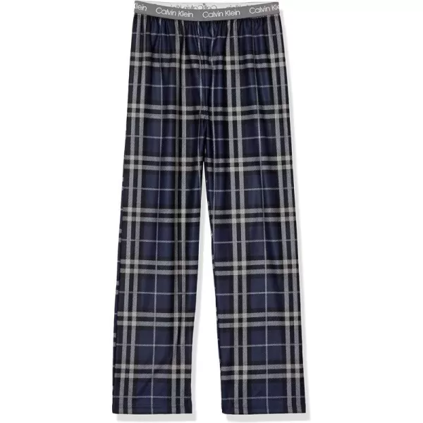 Calvin Klein Boys Super Soft Pajama PantsScotch Plaid Navy