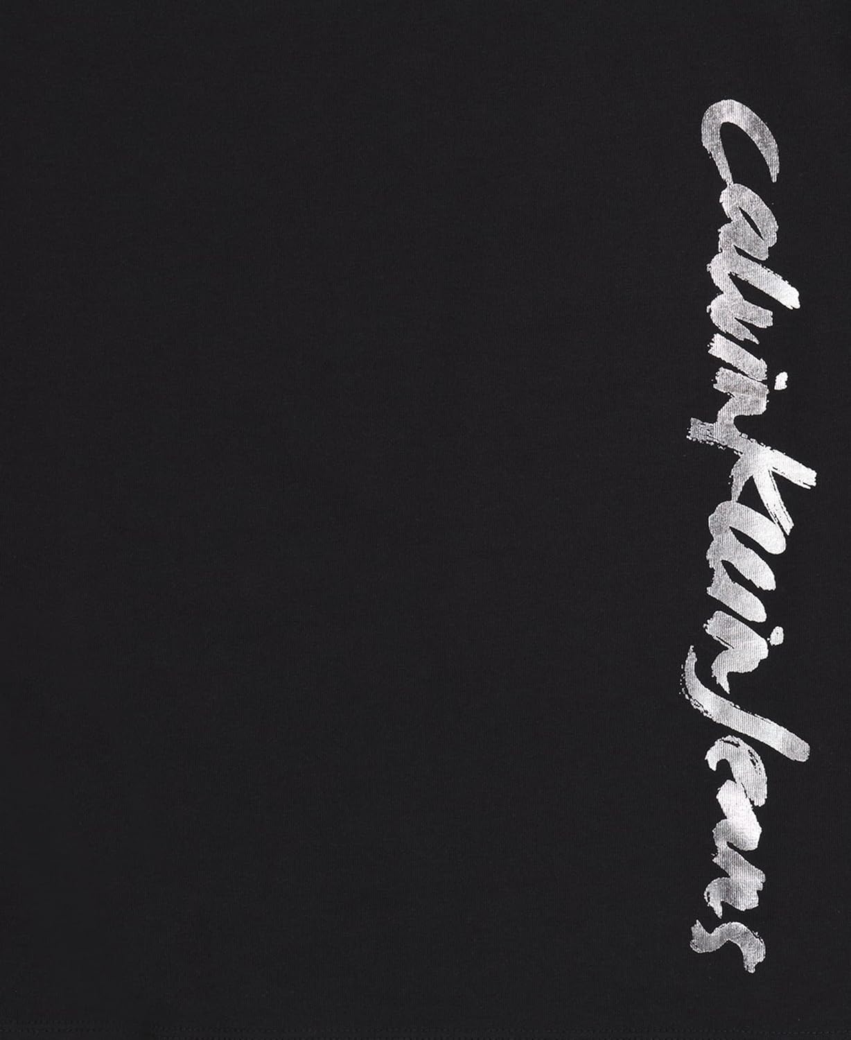 Calvin Klein Girls Short Sleeve Logo TShirt Comfortable Fit Cotton Tee with Tagless InteriorBlack Knockout