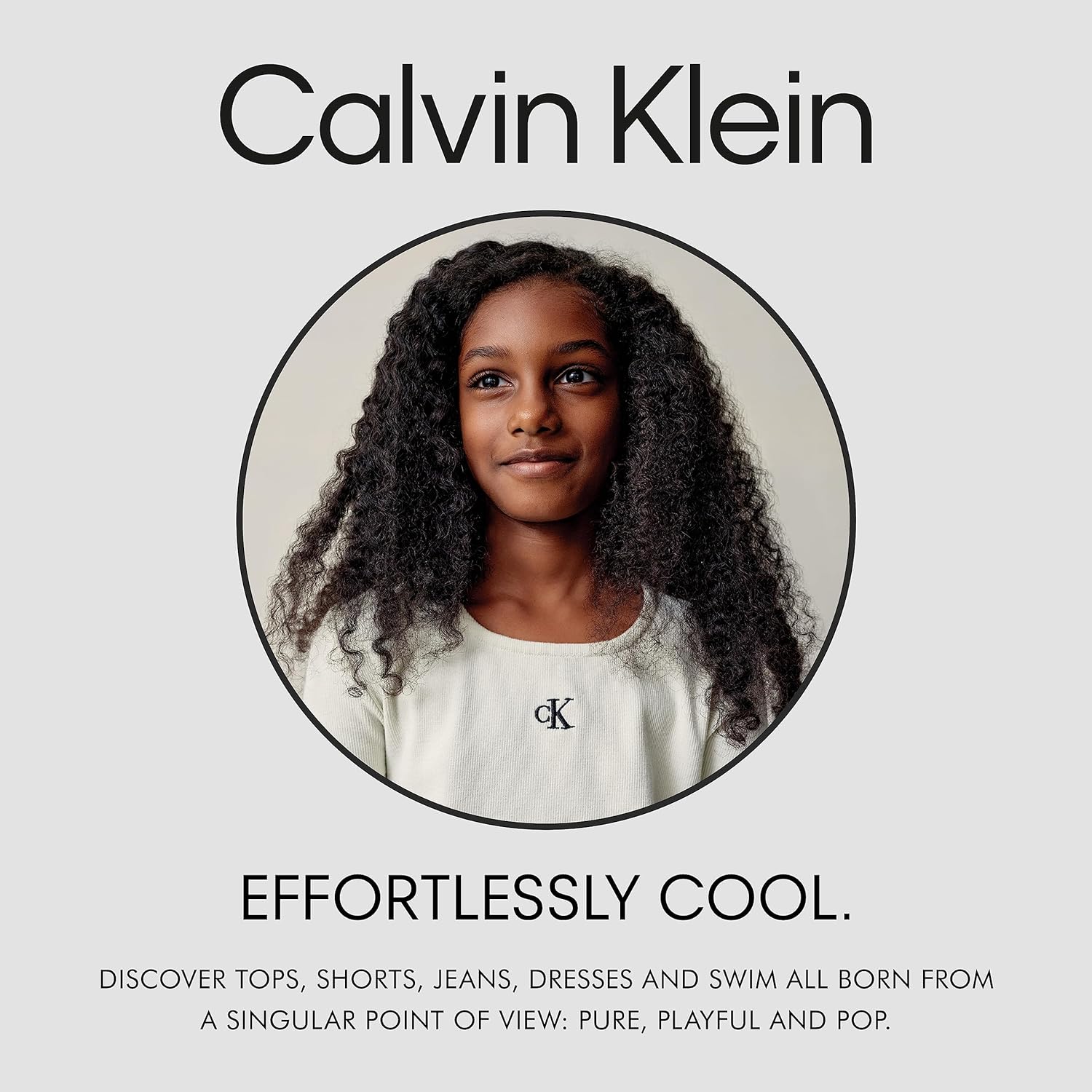 Calvin Klein Girls Short Sleeve Logo TShirt Comfortable Fit Cotton Tee with Tagless InteriorBleu Atoll Rainbow