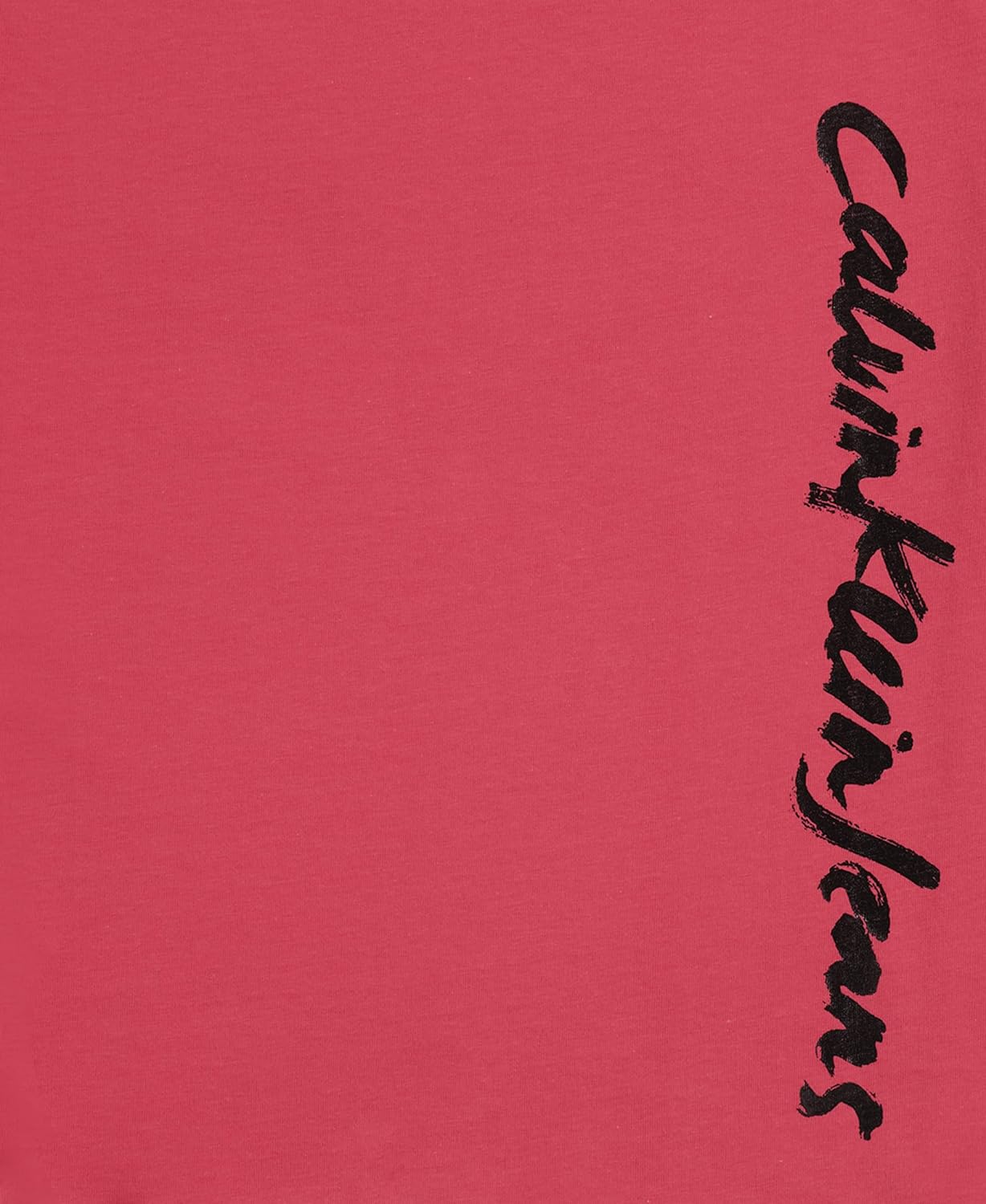 Calvin Klein Girls Short Sleeve Logo TShirt Comfortable Fit Cotton Tee with Tagless InteriorHoney Knockout