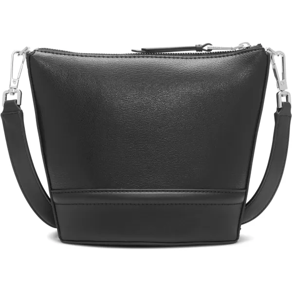 Calvin Klein Ash NorthSouth CrossbodyBlackSilver