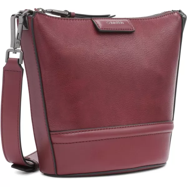 Calvin Klein Ash NorthSouth CrossbodyDeep Rouge