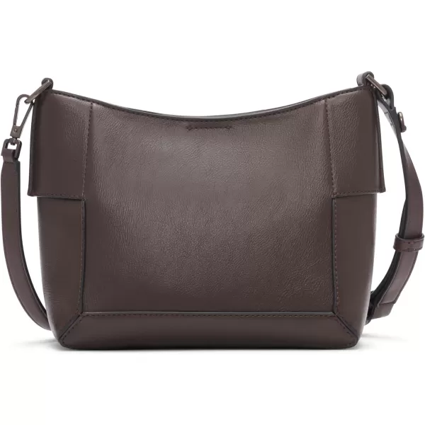 Calvin Klein Aura NorthSouth Top Zip CrossbodyJava