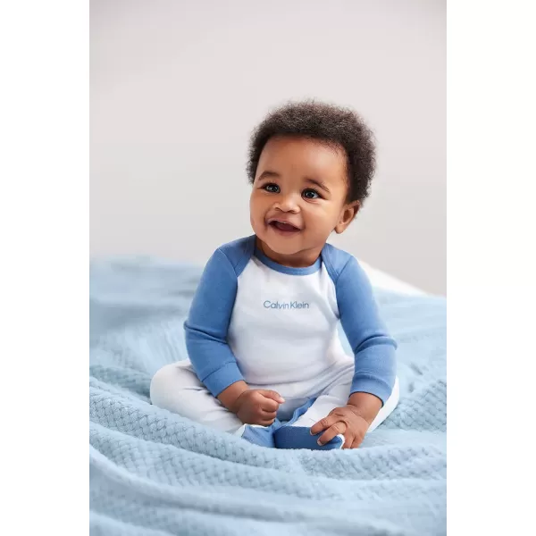 Calvin Klein Baby Boys SolidBaby BlueCoronet Blue