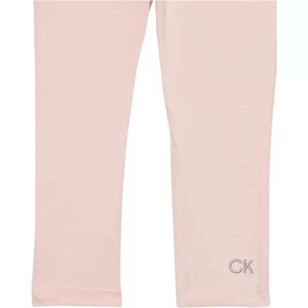 Calvin Klein Baby Girls 2 Pieces Legging SetHeatherEnglish Rose