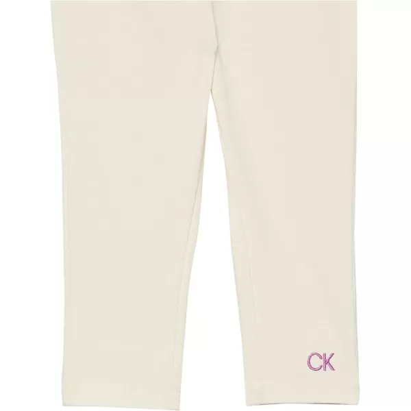 Calvin Klein Baby Girls 2 Pieces Legging SetLaural BlossomEgret