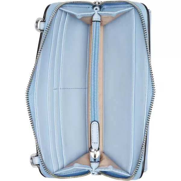 Calvin Klein Becky Organizational Wallet on a String CrossbodyCelestial Blue