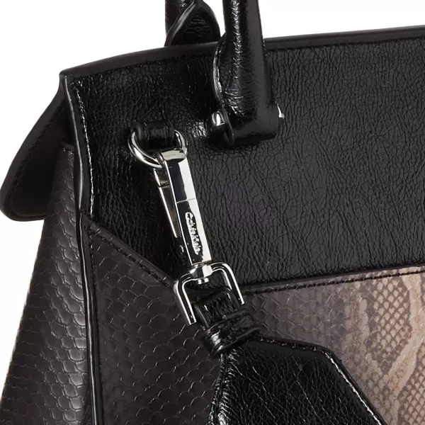 Calvin Klein Becky Top Handle Mini Bag CrossbodyBlack Ombre Snake