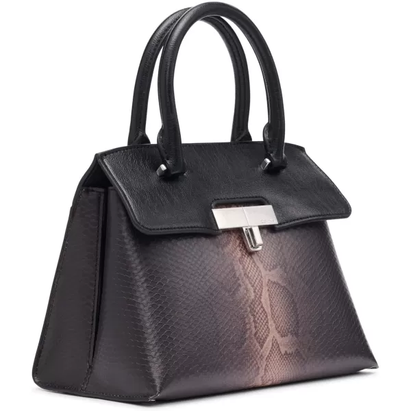 Calvin Klein Becky Top Handle Mini Bag CrossbodyBlack Ombre Snake