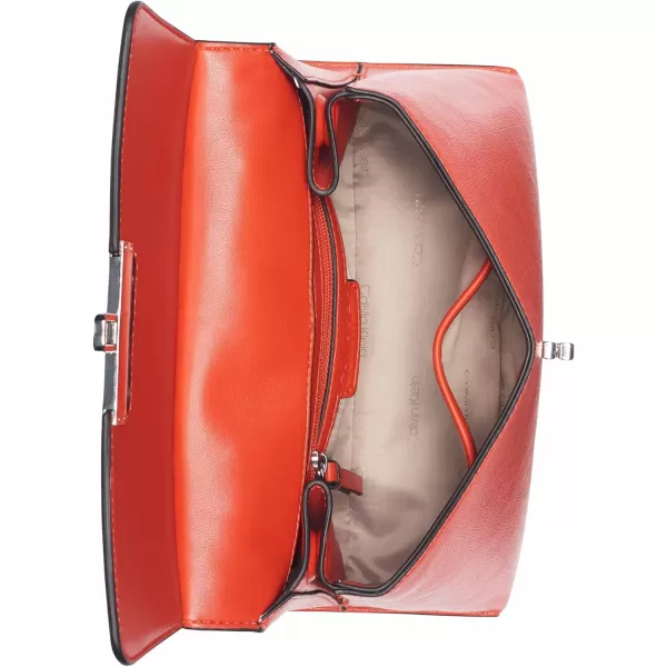 Calvin Klein Becky Top Handle Mini Bag CrossbodySpicy Orange