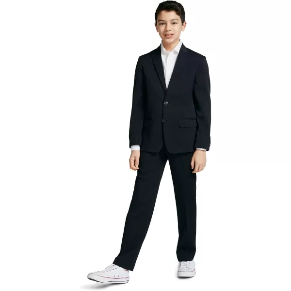 Calvin Klein Boys 2Piece Formal Suit SetBlack Stretch