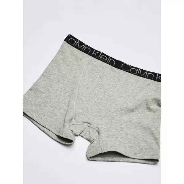 Calvin Klein Boys 4 Pack Boxer BriefsCool TiedyeVictoria BlueBlack TiedyeHeather Grey