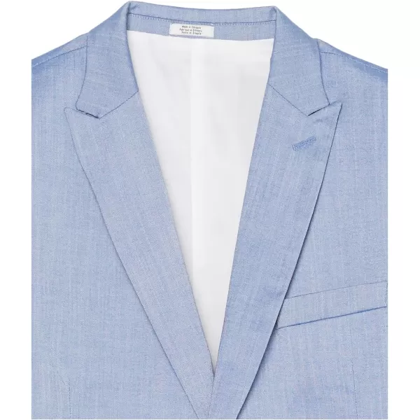 Calvin Klein Boys Blazer Suit Jacket 2Button Single Breasted Closure Buttoned Cuffs amp Front Flap PocketsDeep Blue 404